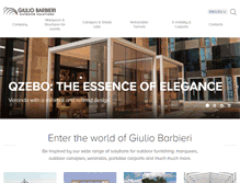 Tablet Screenshot of giuliobarbieri.it